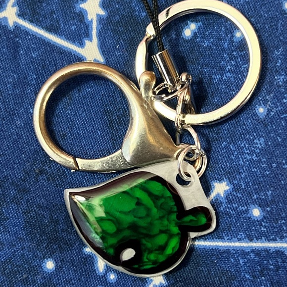 Handmade Animal Crossing New Horizons Leaf Keychain - Picture 1 of 5